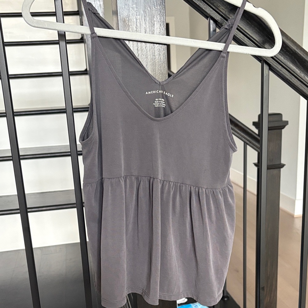 American Eagle Outfitters Charcoal Camisole